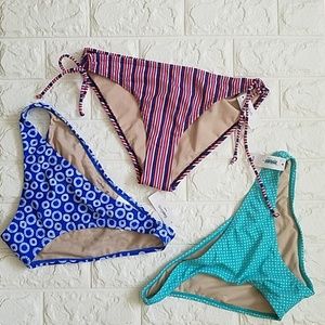 GAP Body Bikini Bottom Striped & Geometric Size S